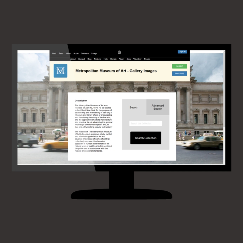 Archive.org Landing Page Redesign