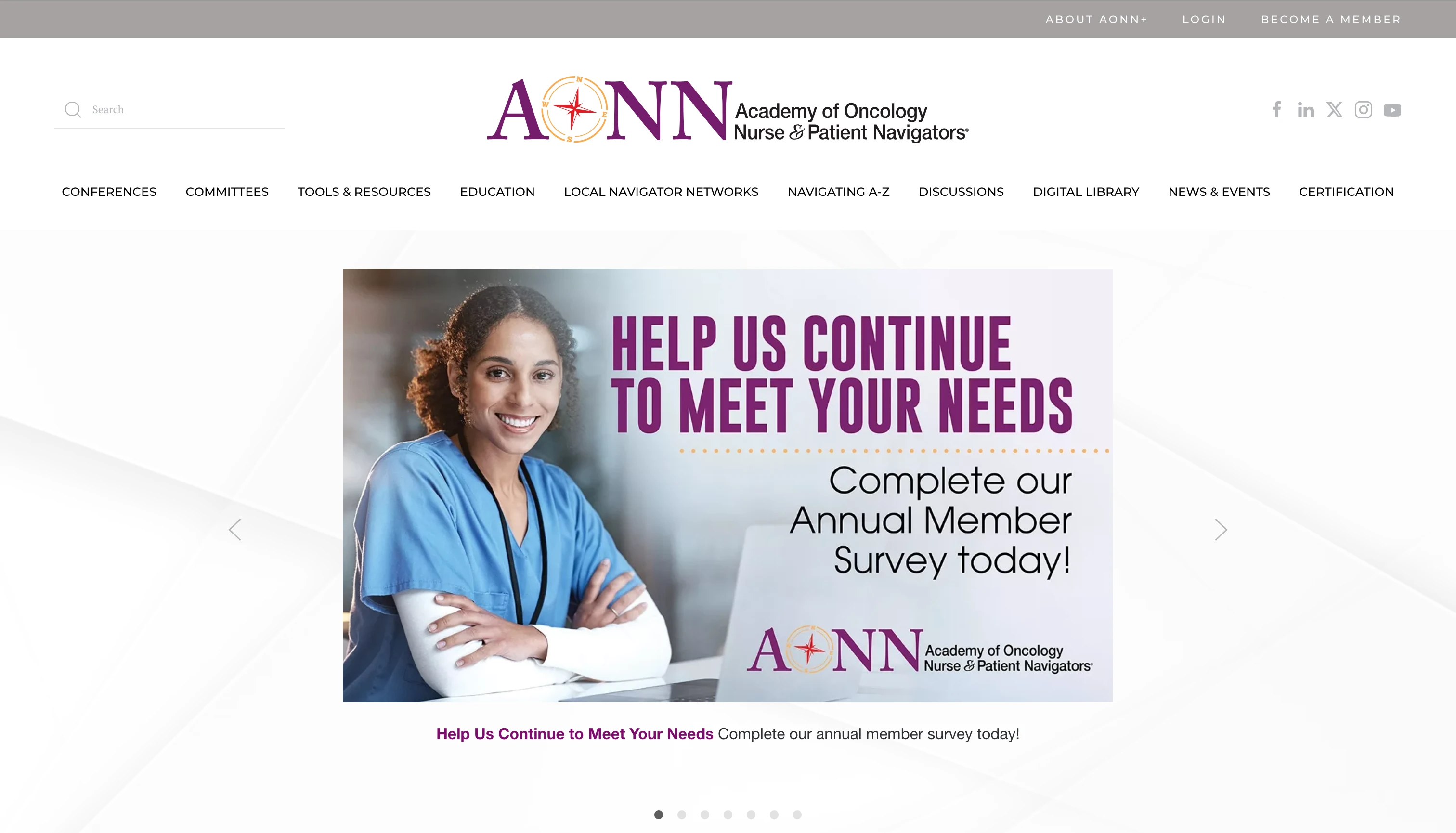 AONN+ Homepage Desktop Preview