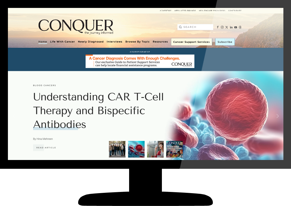 Conquer Homepage Desktop Preview